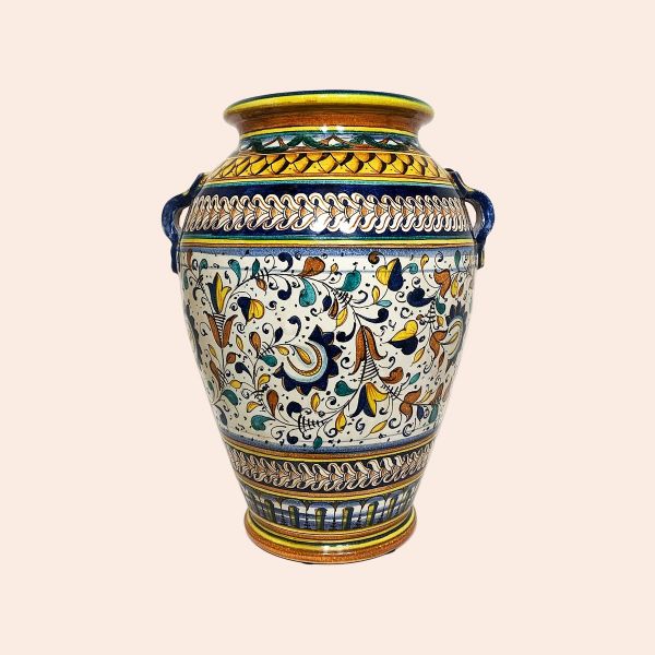 VASE CM.55H, DESIGN: GEOMETRIC, MONTEPULCIANO